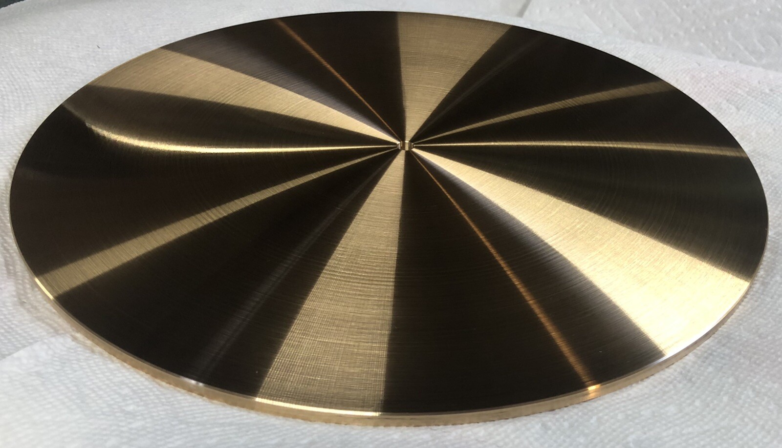TURNTABLE PLATTER MAT 300mm X 6mm🔥HEAT TREATED & STRESS RELIEVED BRONZE🇺🇸USA!