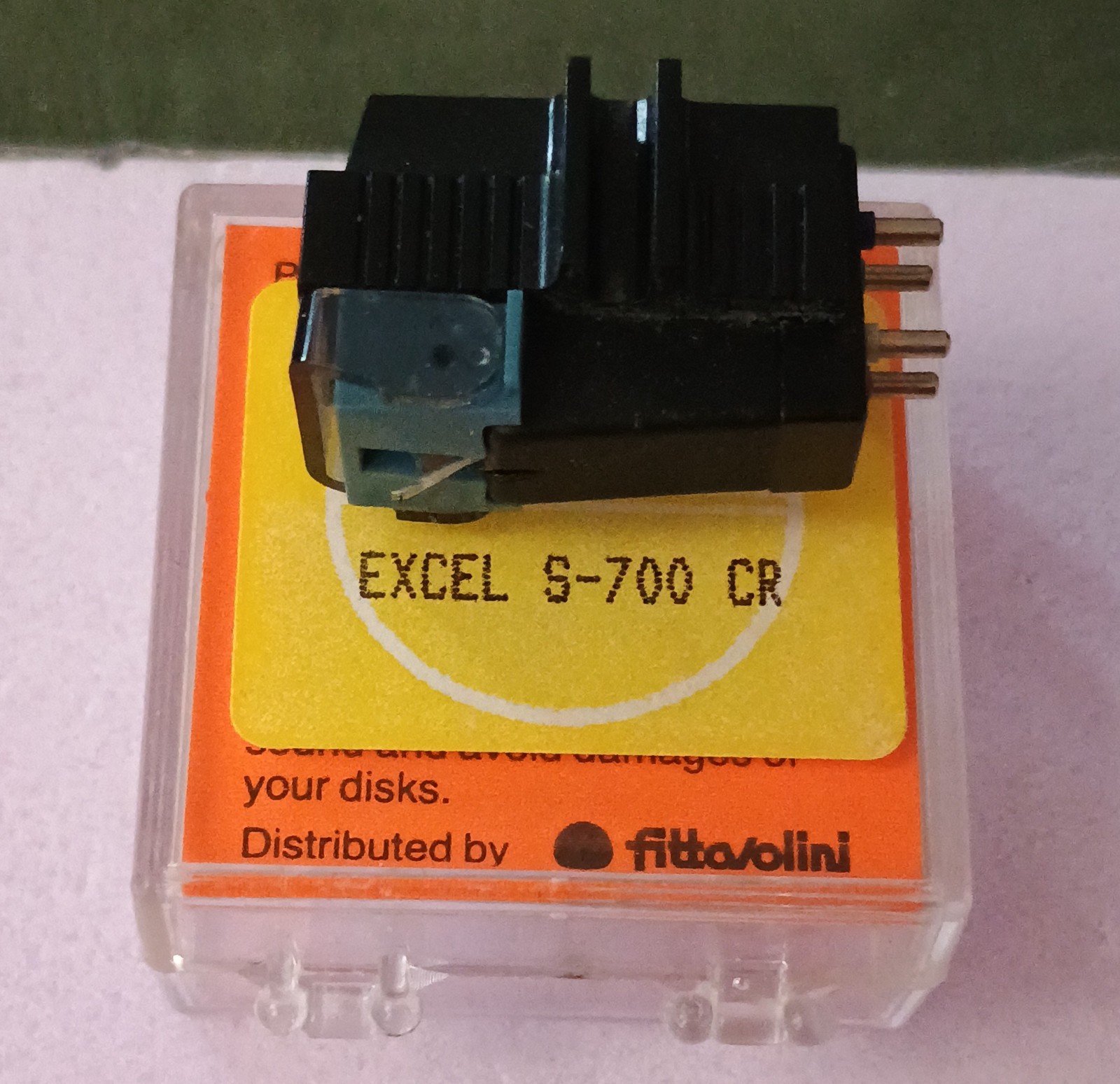 Excel QD-700C head with original used pin and a new replacement