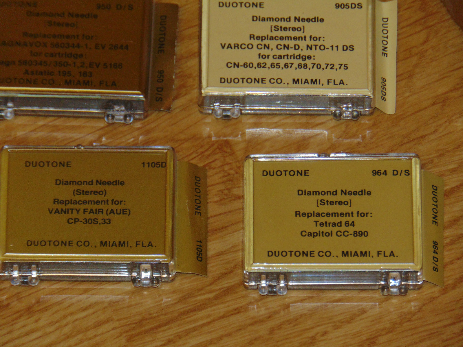 Duotone Phono Needle Replacement Parts New Old Stock Lot of 51