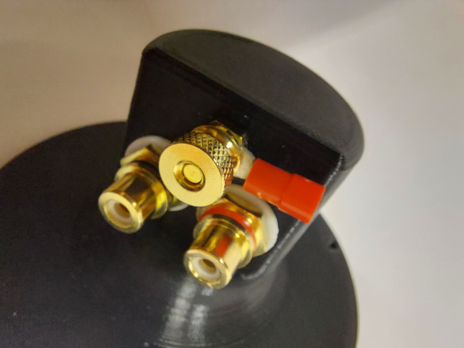 1x KIT RCA BOX Technics SL-1200 SL-1210 MK1 MK2 MK3 MK4 MK5 SUPPORTO + RCA / GND