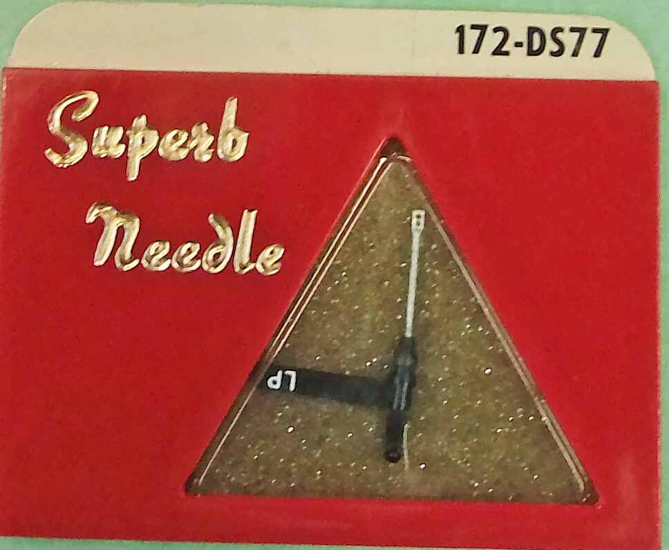 Diamond Phonograph NEEDLE 172-DS77 for ASTATIC N17sd 207D, W-362 AC521 EV 2133D