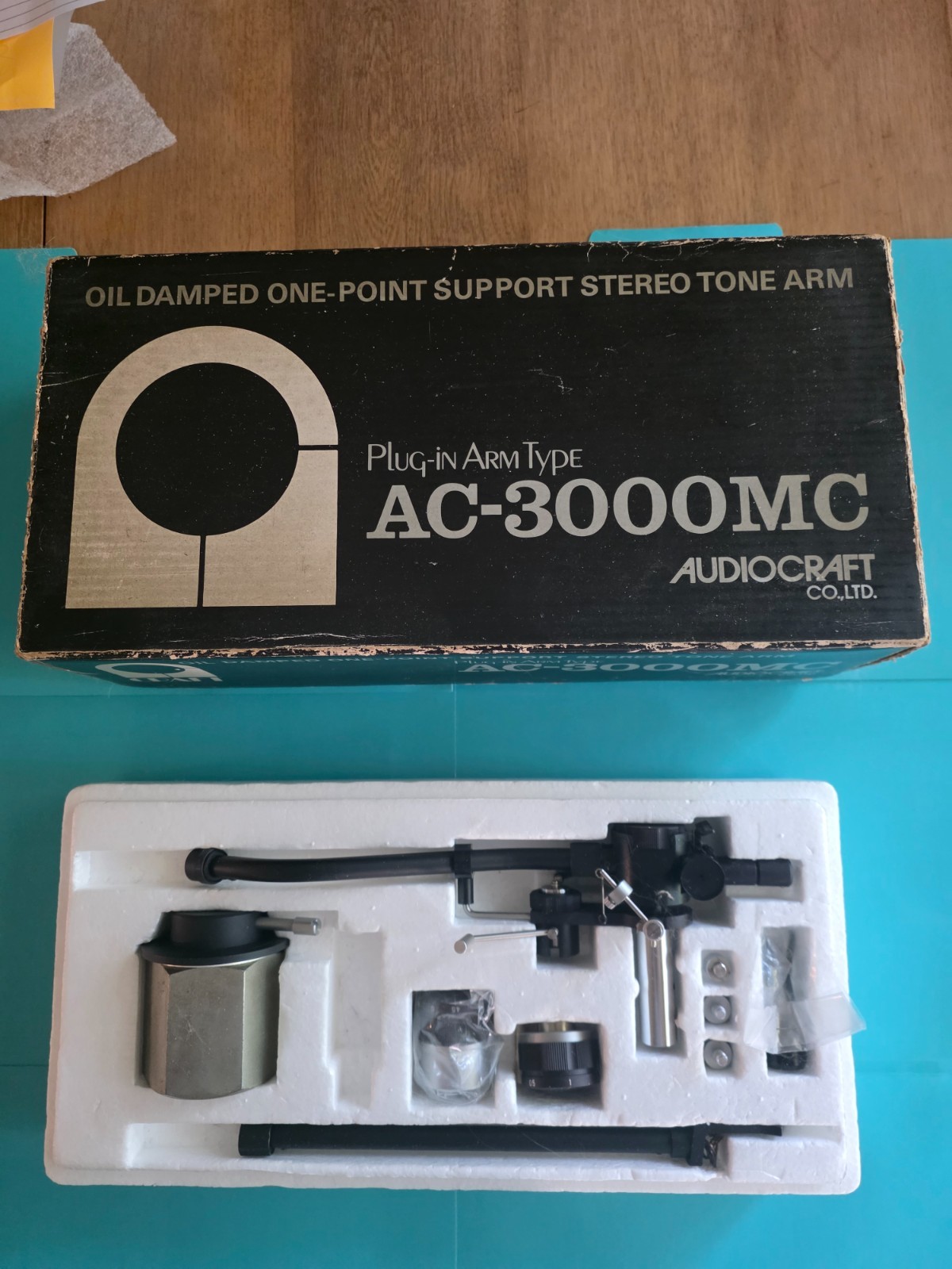 Audiocraft AC-3000MC Tone Arm With Original Box , 2 arms