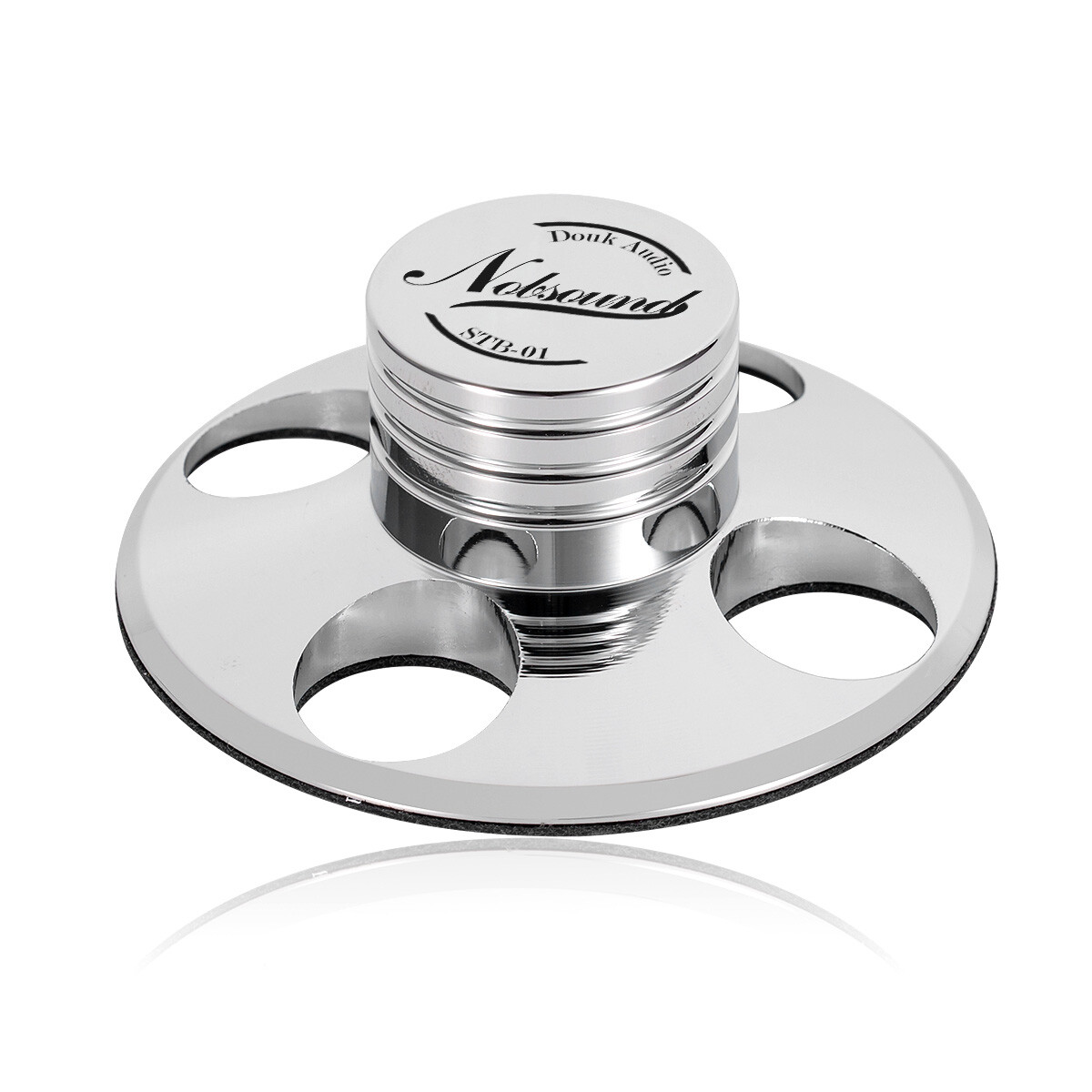 Douk Audio STB-01 LP Vinyl Turntable Metal Disc Stabilizer Record Weight Silver