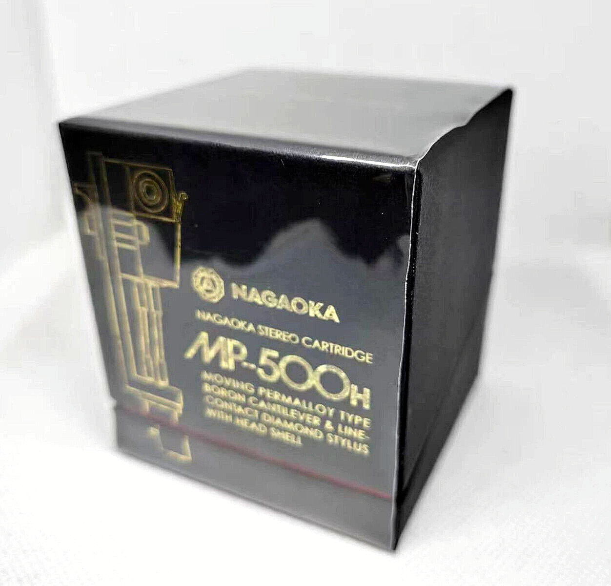Nagaoka MP-500H MM cartridge with Headshell, 100% Brand New from Japan