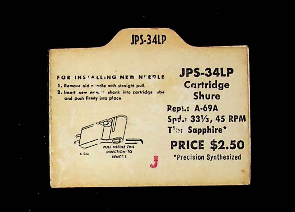 Jensen Hi-Fi Needle NOS Packaging JPS-34LP Vintage Made in USA