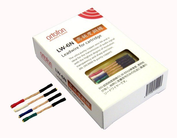 Ortofon LW-6N Headshell Lead Wires 6N Copper Cartridge Cable Set Japan