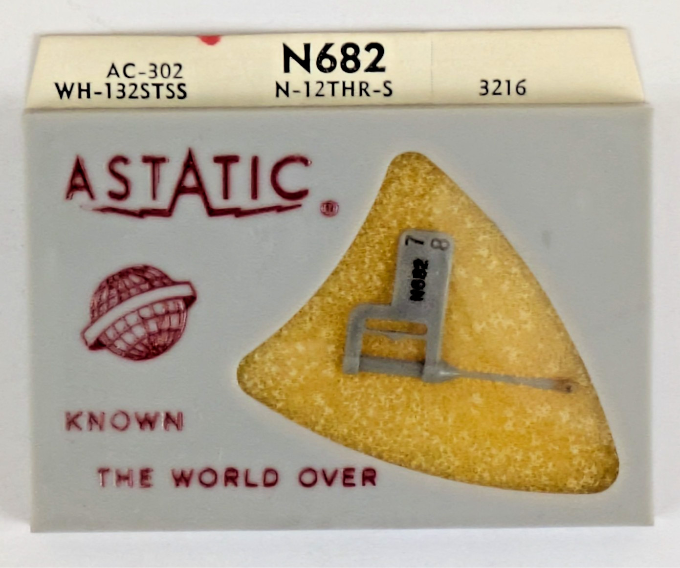 Astatic N682 Needle 78 LP Record Stylus Sonotone N-12THR-S AC-302 WH-132 3216