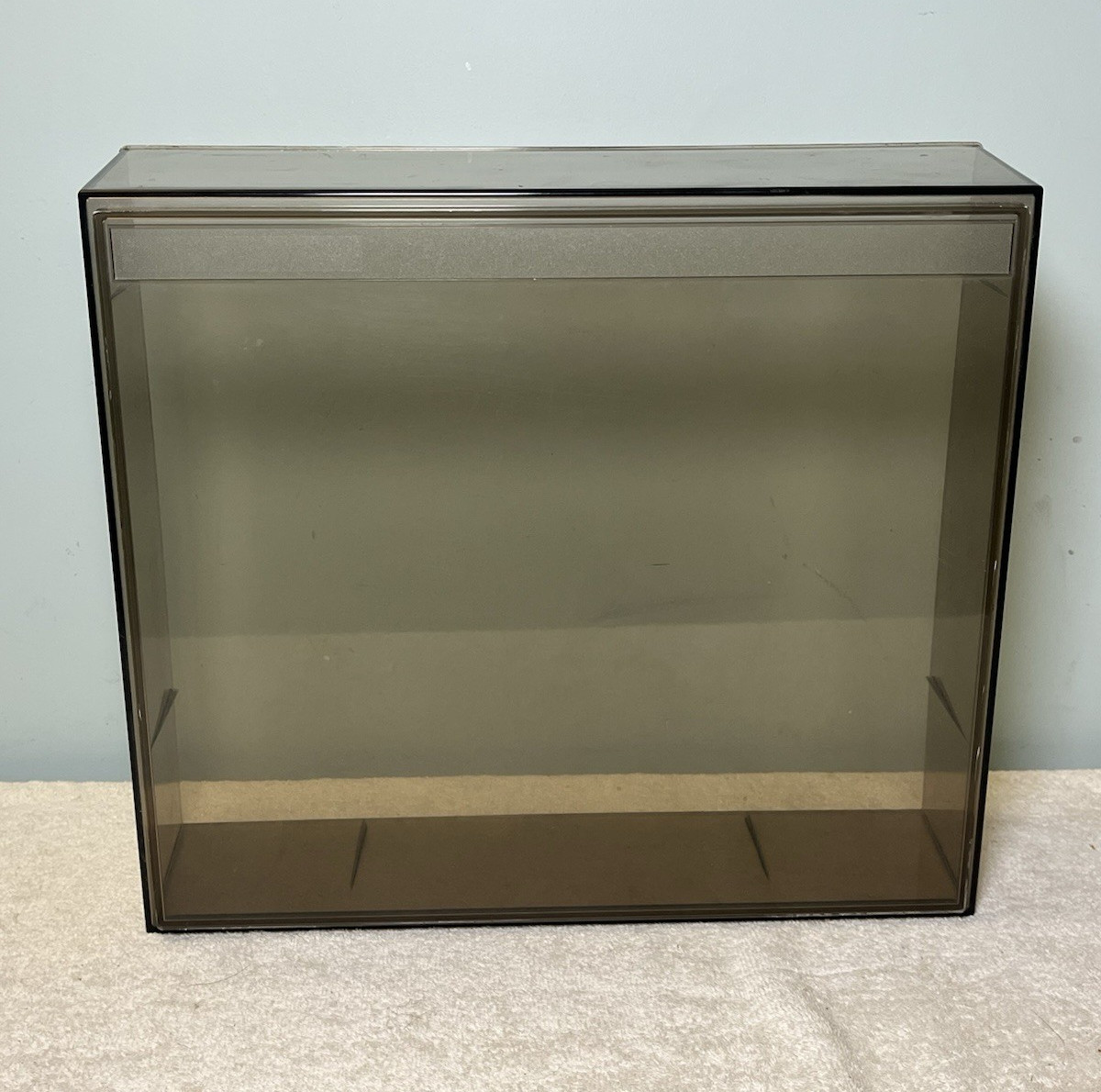 Garrard 42M Turntable Lift-Off Dust Cover Smoke Gray — Great Condition!