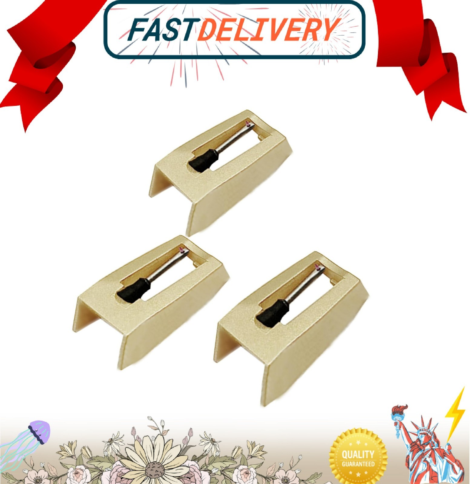 Record Player Needles, Turntable Stylus Record Needles Replacement for Crosley