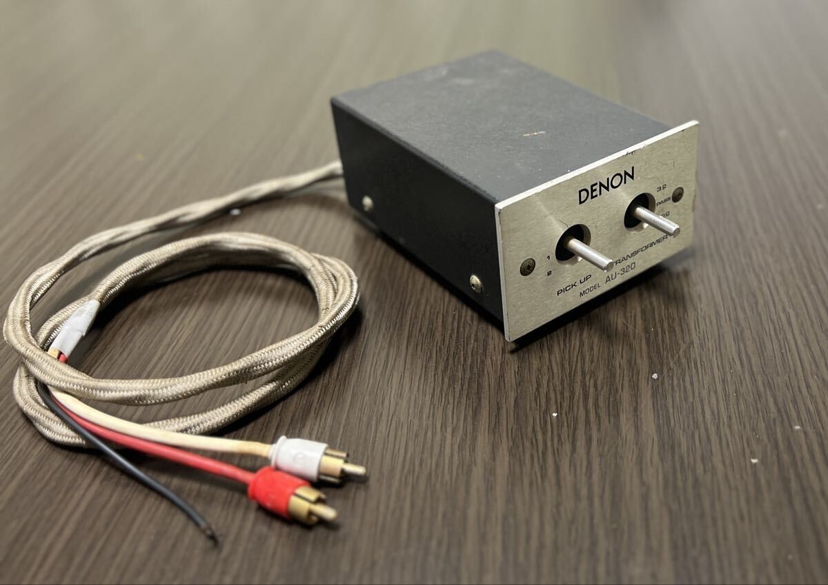 DENON AU-320 MC Step-Up Transformer Used Operation confirmed, good product Japan