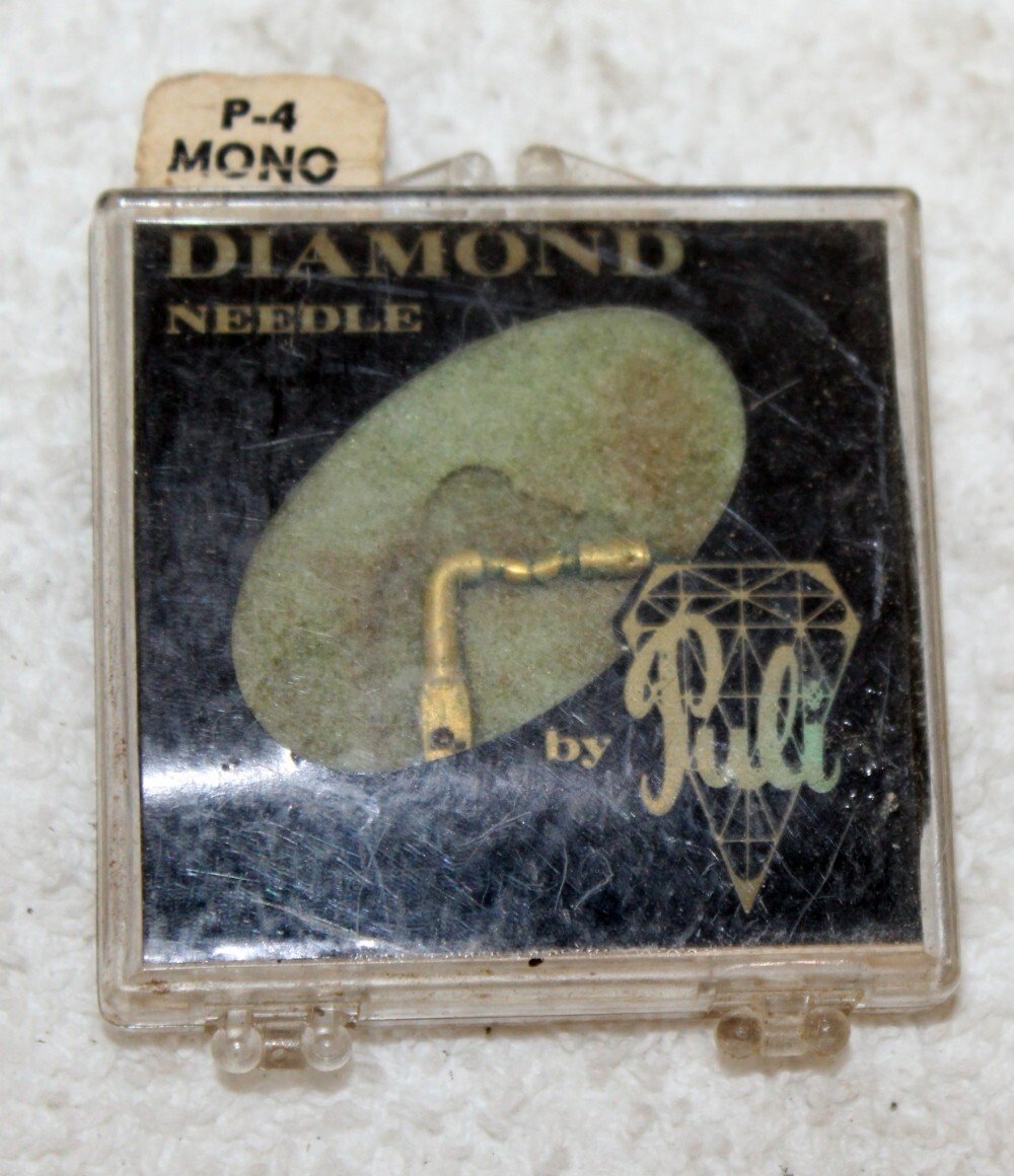 Puli P-4 Mono NOS Diamond Stylus Needle ~ Sonotone 2T 5T 7T ~ Original Jewel Box