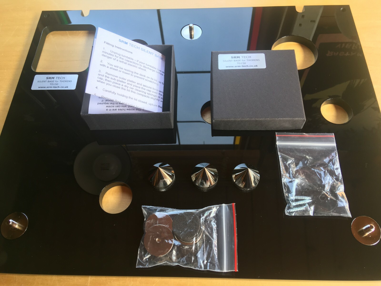 SRM TECH SILENT BASE FOR THORENS 150 Mk.1 – MASSIVELY IMPROVES SOUND QUALITY!