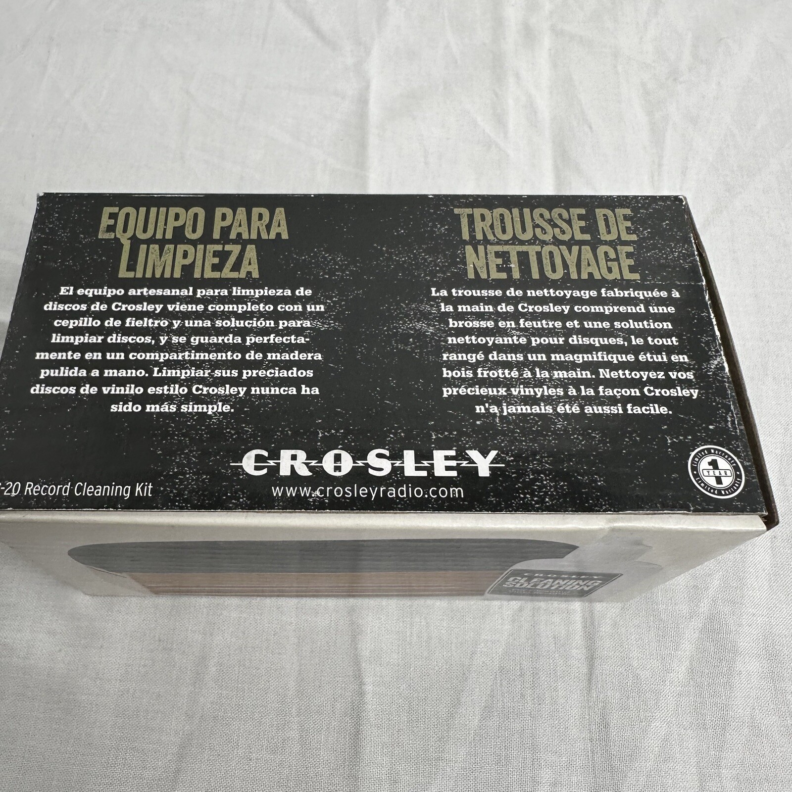 Crosley Record Cleaning Kit LP Vinyl Record Player Felt Brush Cleaning Solution
