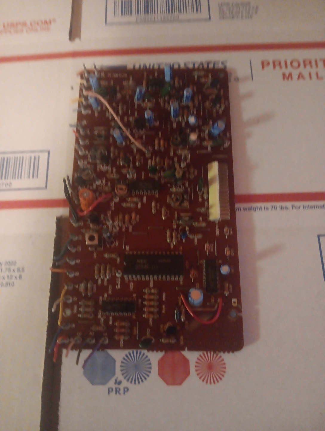 FISHER MT-6360 TURNTABLE PARTS Main Board Untested