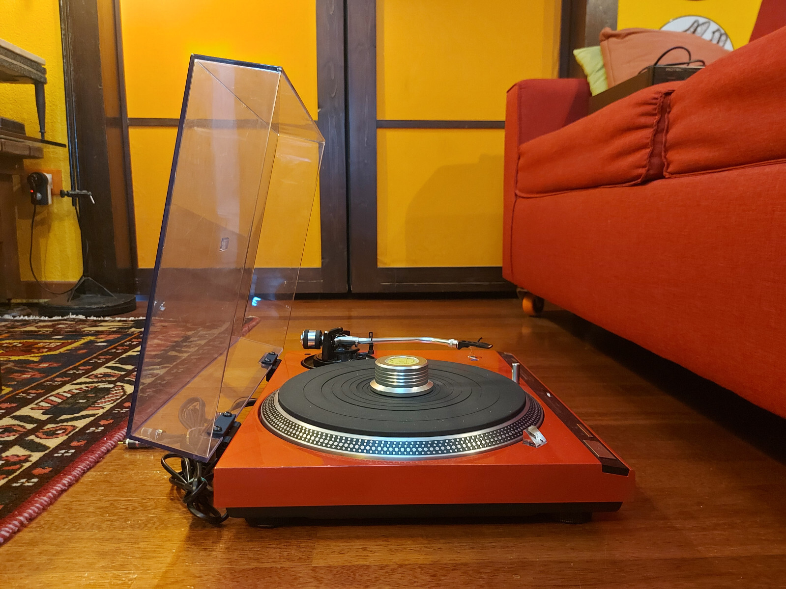 VERS. TECHNICS SL-1400 MK2 MKII 76° ZIPPERED HOOD REMOVABLE COVER