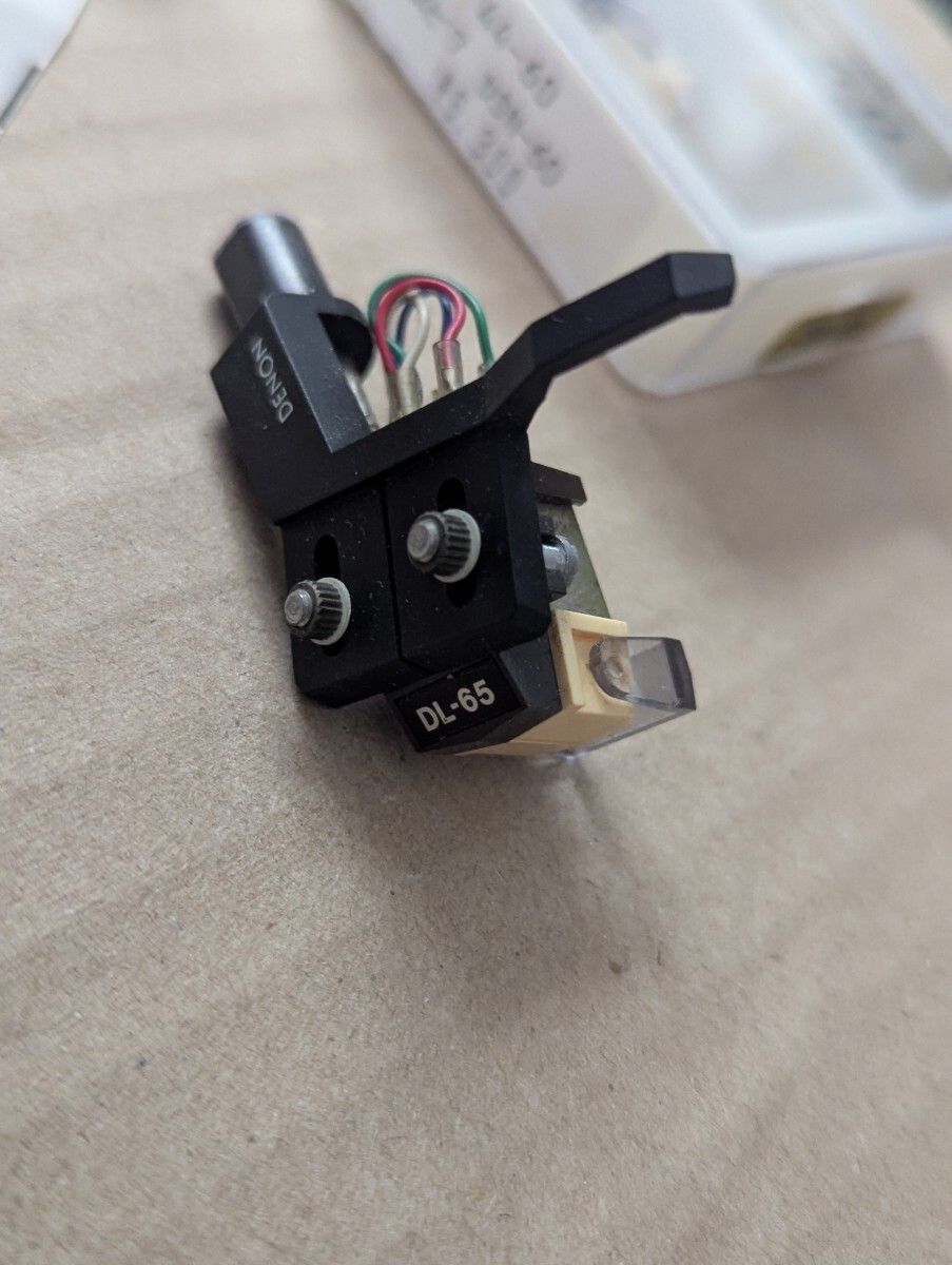 DENON PCL-30 Straight Tonearm Headshell w/ DL-65 Cartridge & DSN-60 Stylus