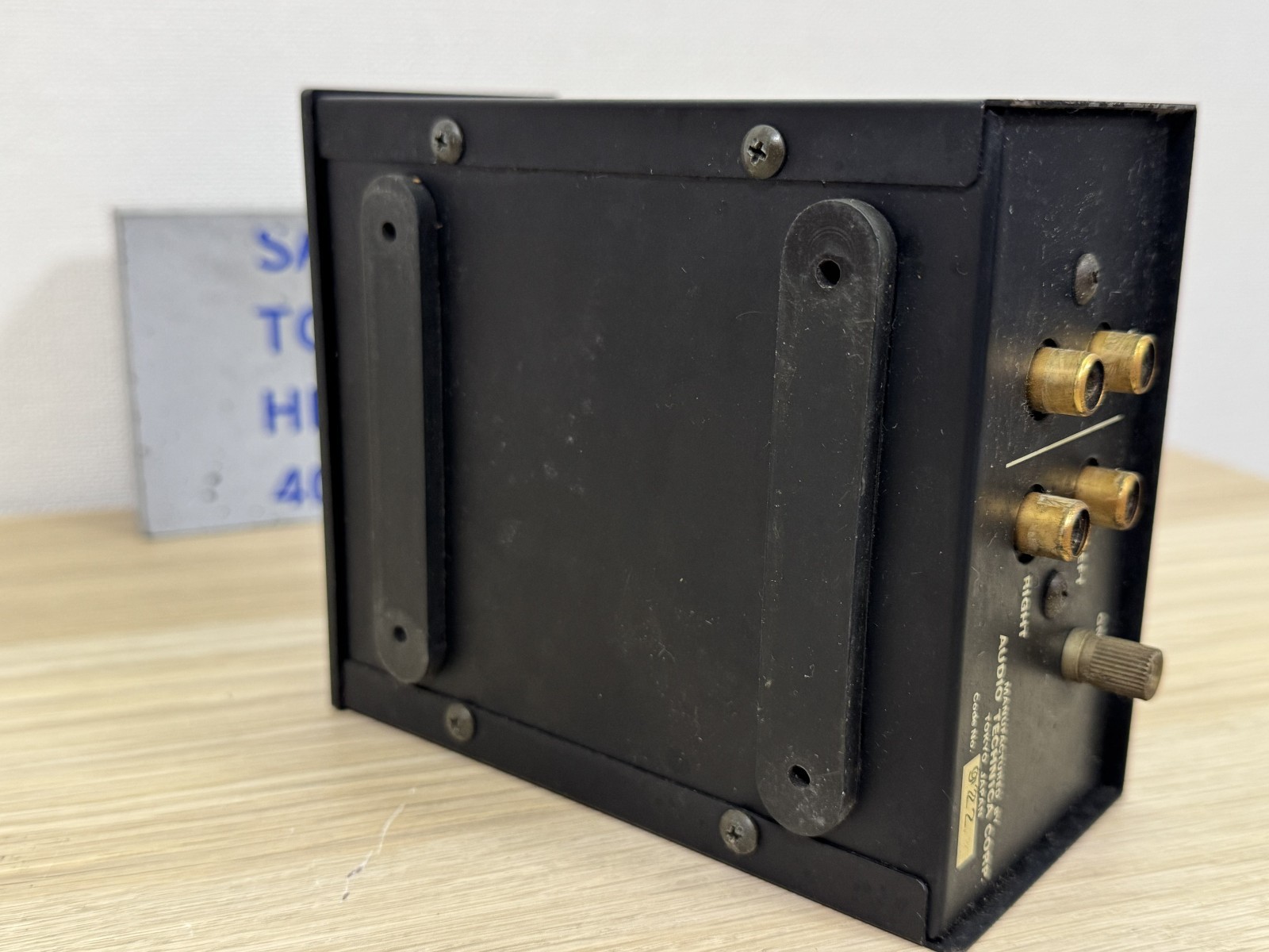 Audio Technica AT-650 MC Step-Up Transformer Junk For Parts or Repair