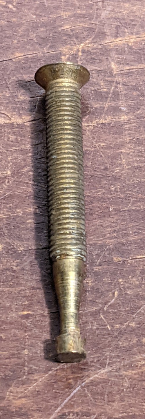 Original Webcor Phonograph Brass Screw Bolt Part for Record Player Untested 2″
