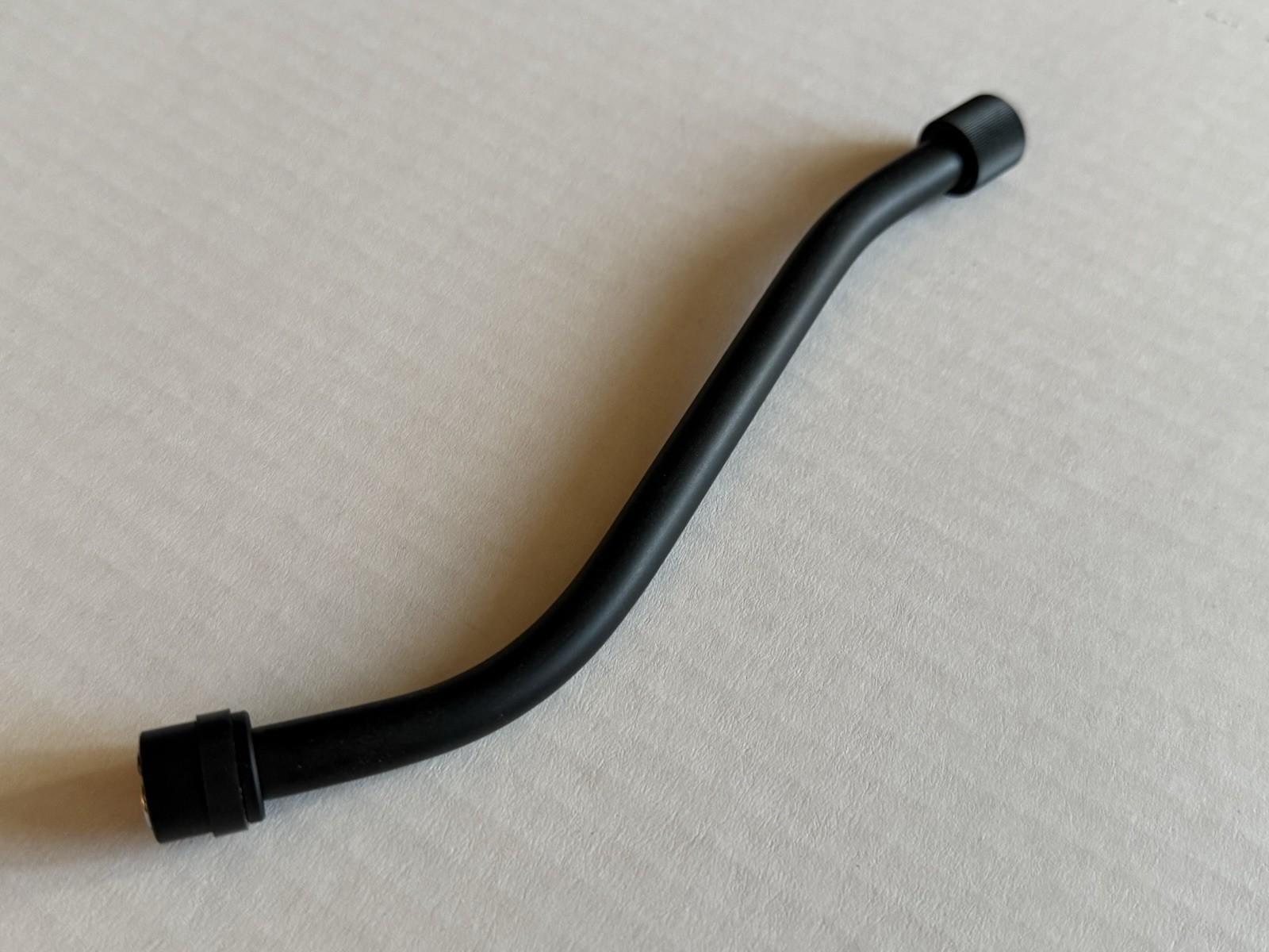 AUDIO CRAFT Black S Shaped Pipe for AC-3000 Tonearm Wand 33 grams Tested Works