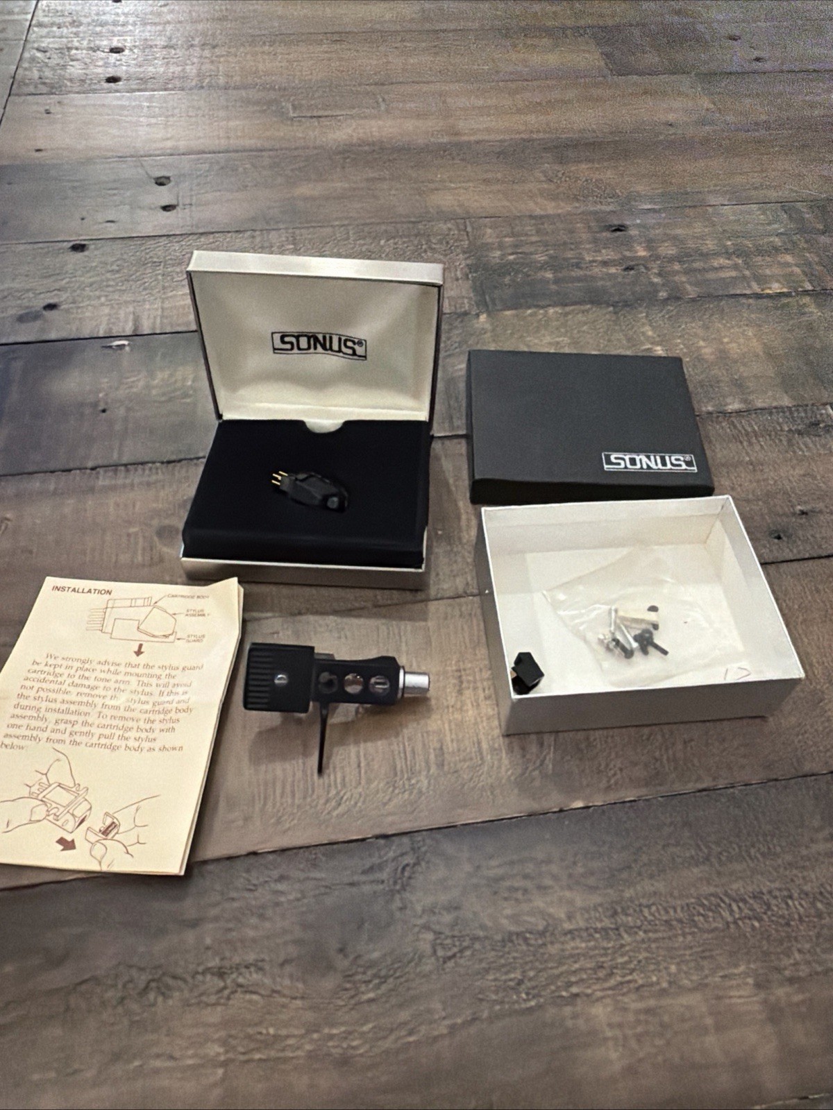 SONIC RESEARCH SONUS PHONO CARTRIDGE In Box With Epc-u1200 Technics Cartridge