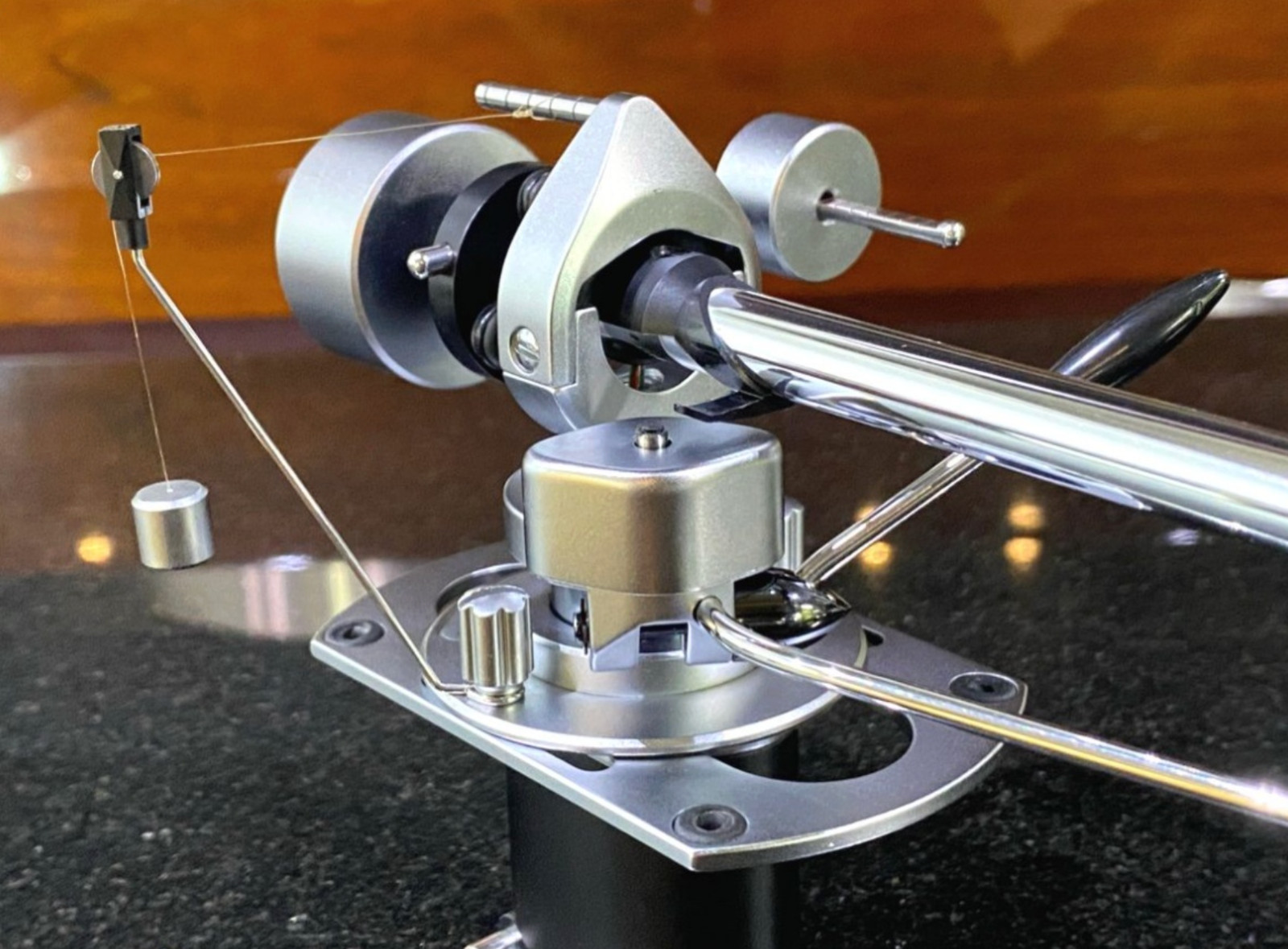 SME SHURE 3009 S2 Improved Tonearm with Main Weight SME Cable Tested From Japan