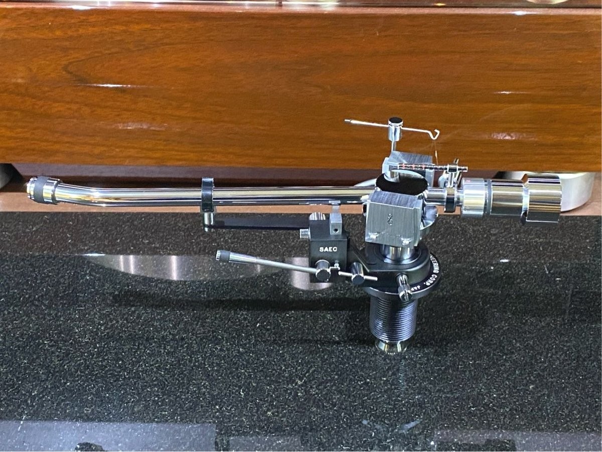 SAEC WE-308SX Tone Arm with Phono Cable and Lifter Oil Used