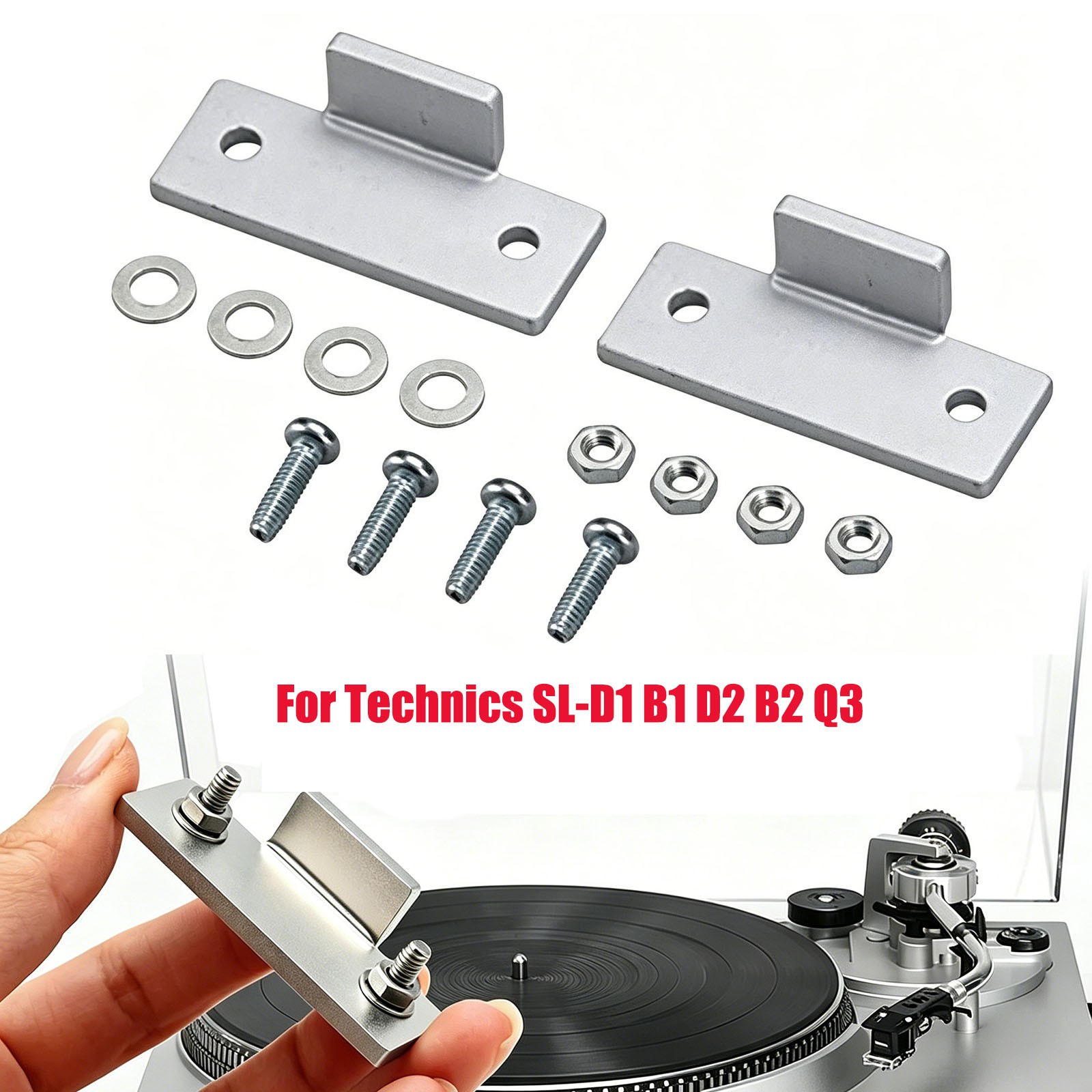 For Technics SL-D2 3200 B2 D3 Q3 Others Turntable Dust Cover Repair Hinge Kits