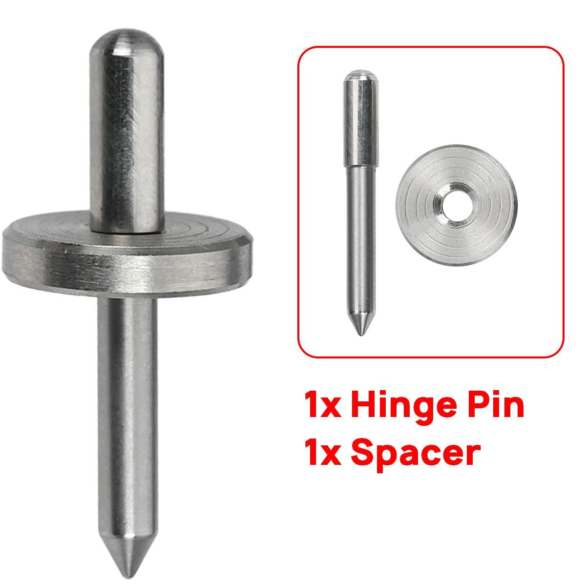 Turntable Dustcover Hinge Pins for Thorens TD-160 TD-165 TD-145 with Spacer
