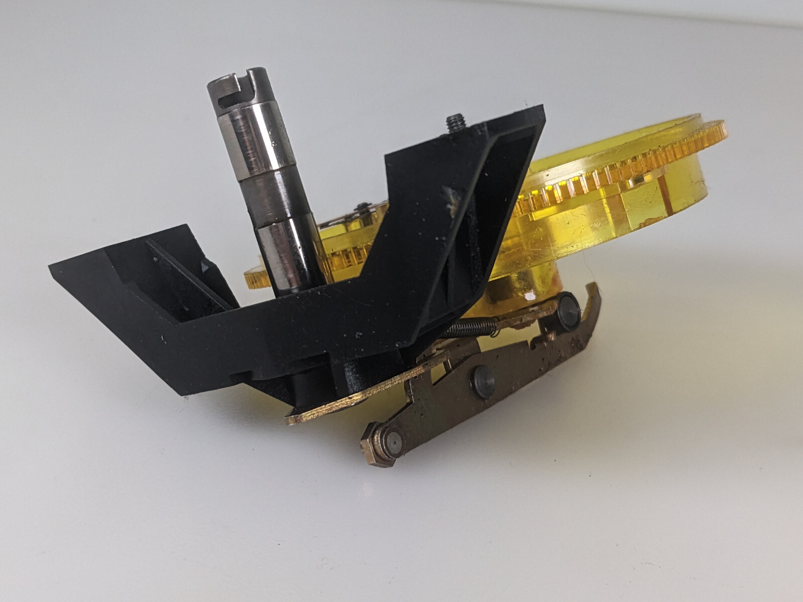 Vintage Dual 1237 turntable parts:Shell,screws,gear,lever and more