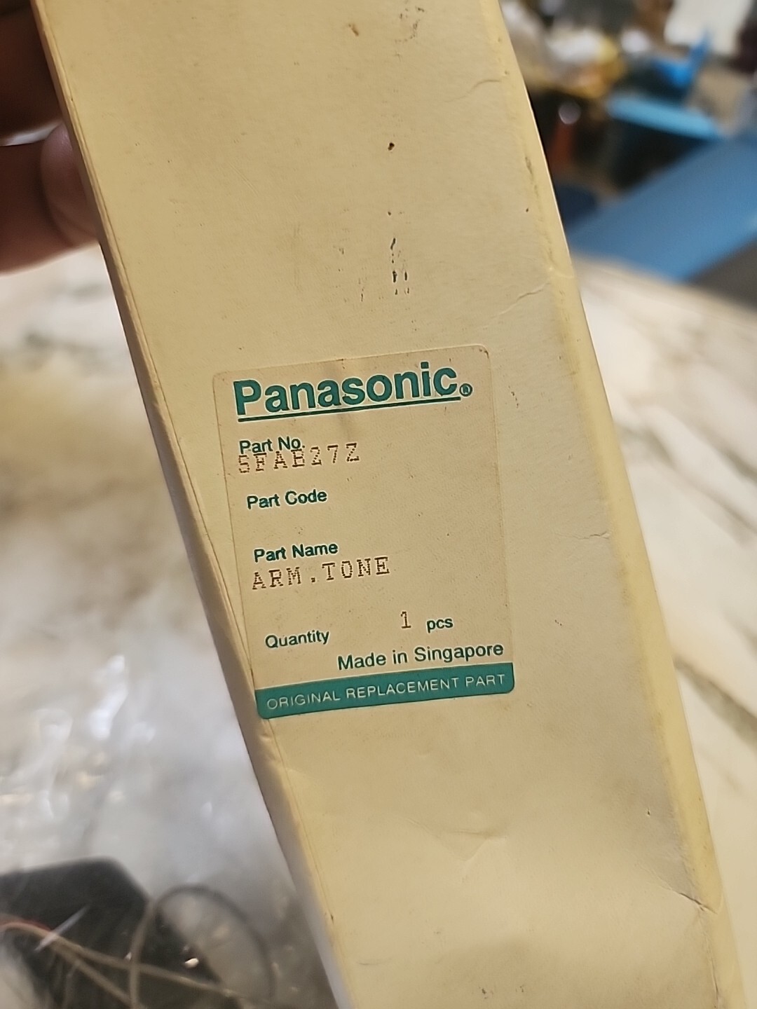 Panasonic SFAB27Z Black TONE ARM Tone Arm New