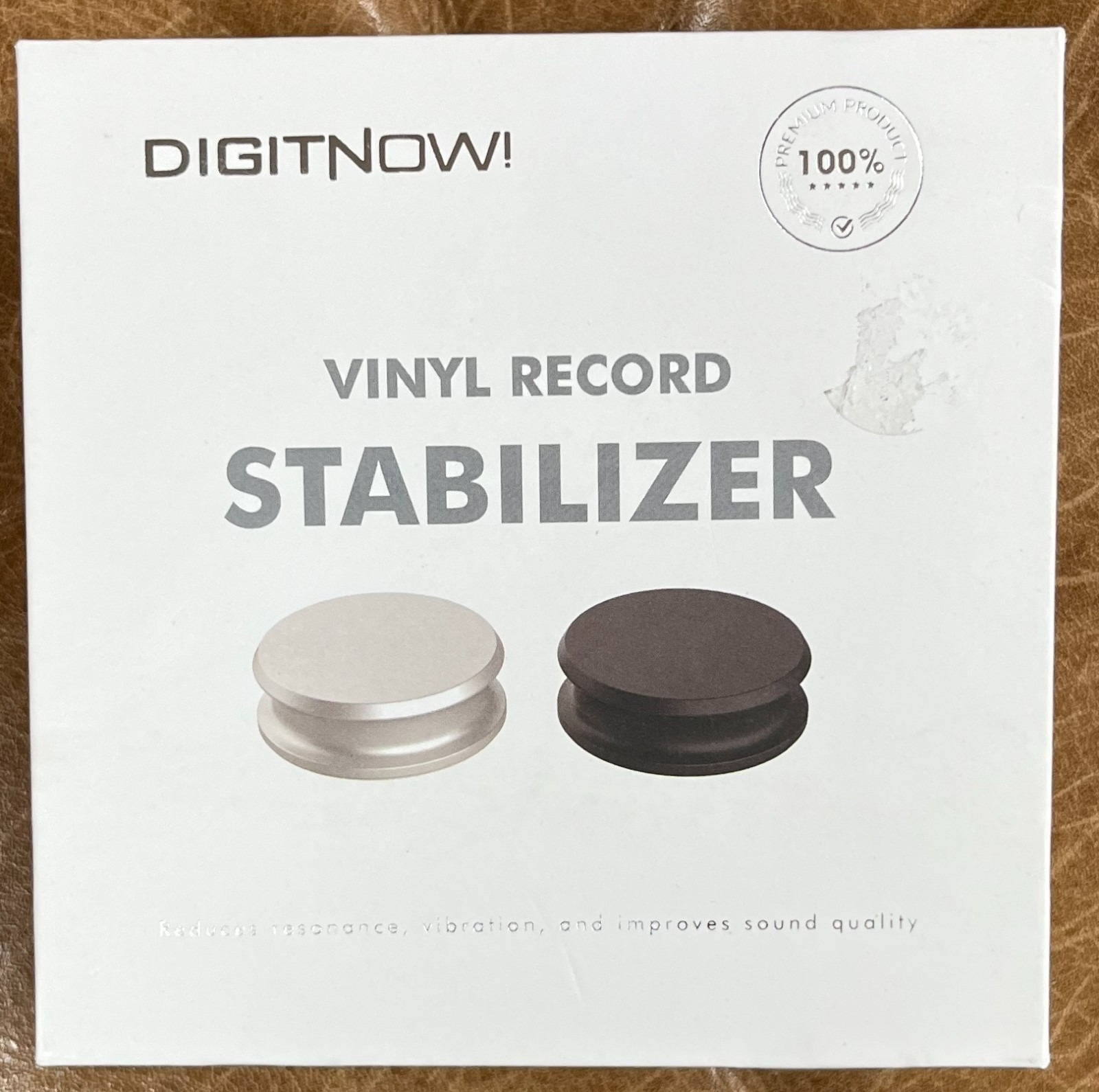 DIGITNOW VINYL RECORD STABILIZER – PREVIOUSLY OWNED weight stable album black