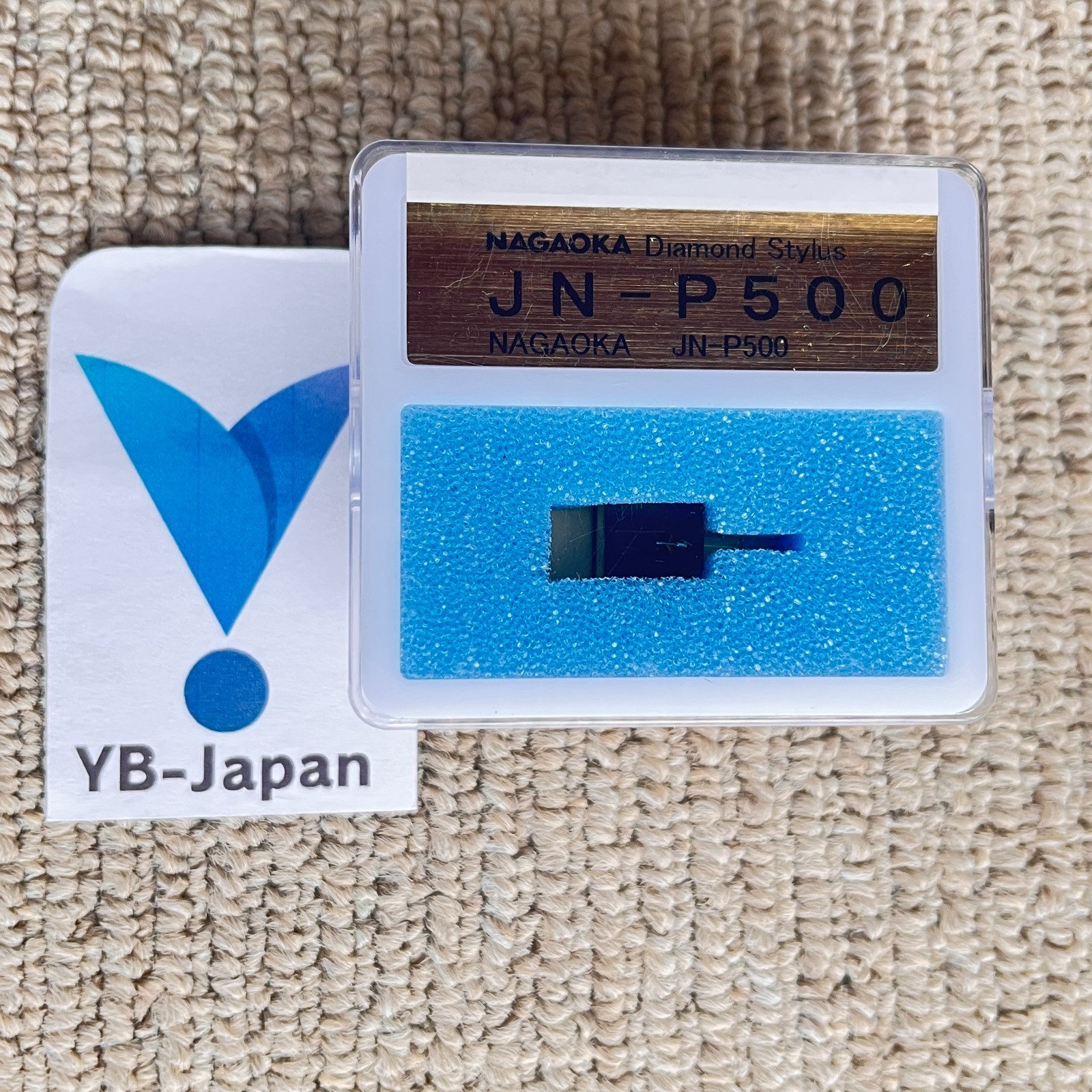 NAGAOKA JN-P500 Replacement Needle for MP-500 (H) Diamond Stylus From Japan