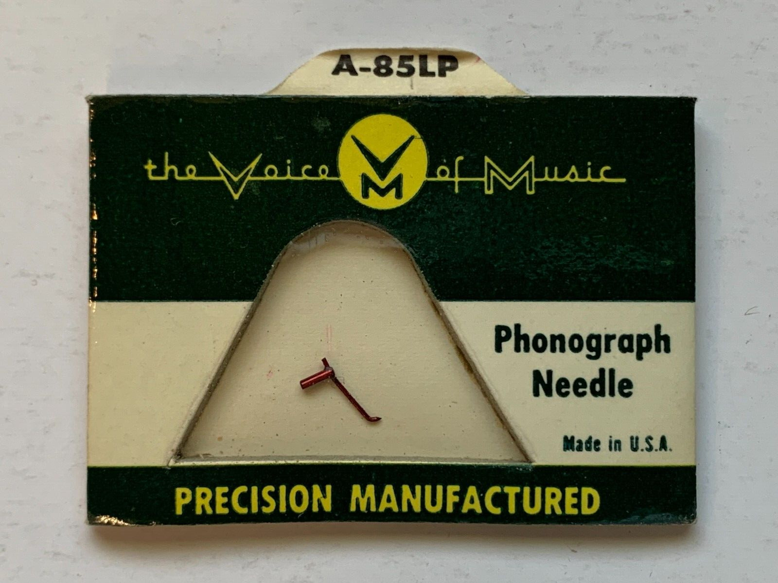 Box of 82 Vintage VOICE OF MUSIC Phonograph Needles New Old Stock A-85 LP