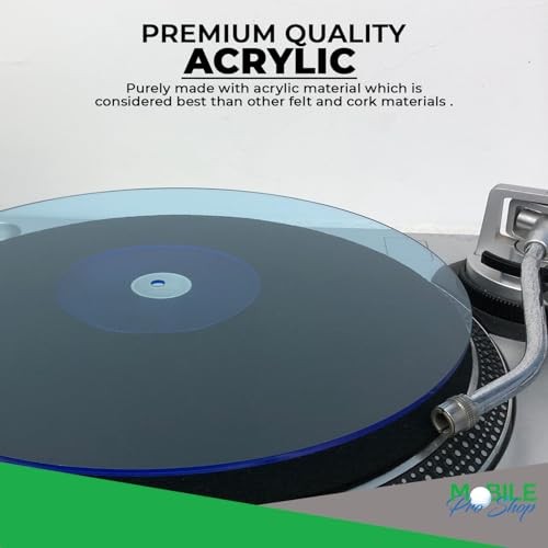 Acrylic Turntable Mat for 12 Inch LP Players, 2.7mm, 295mm