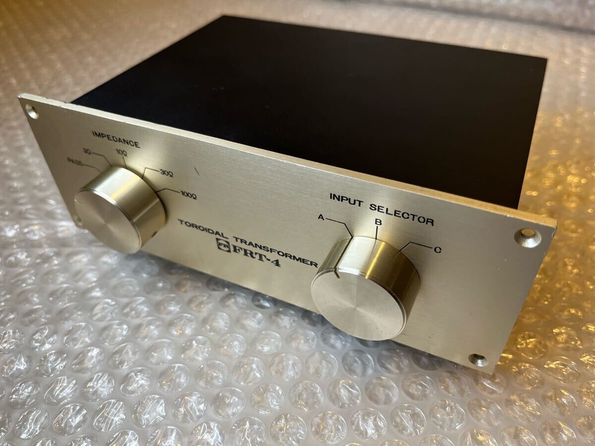 FIDELITY RESEARCH Toroidal Transformer FRT-4 MC Cartridge Audio products Japan