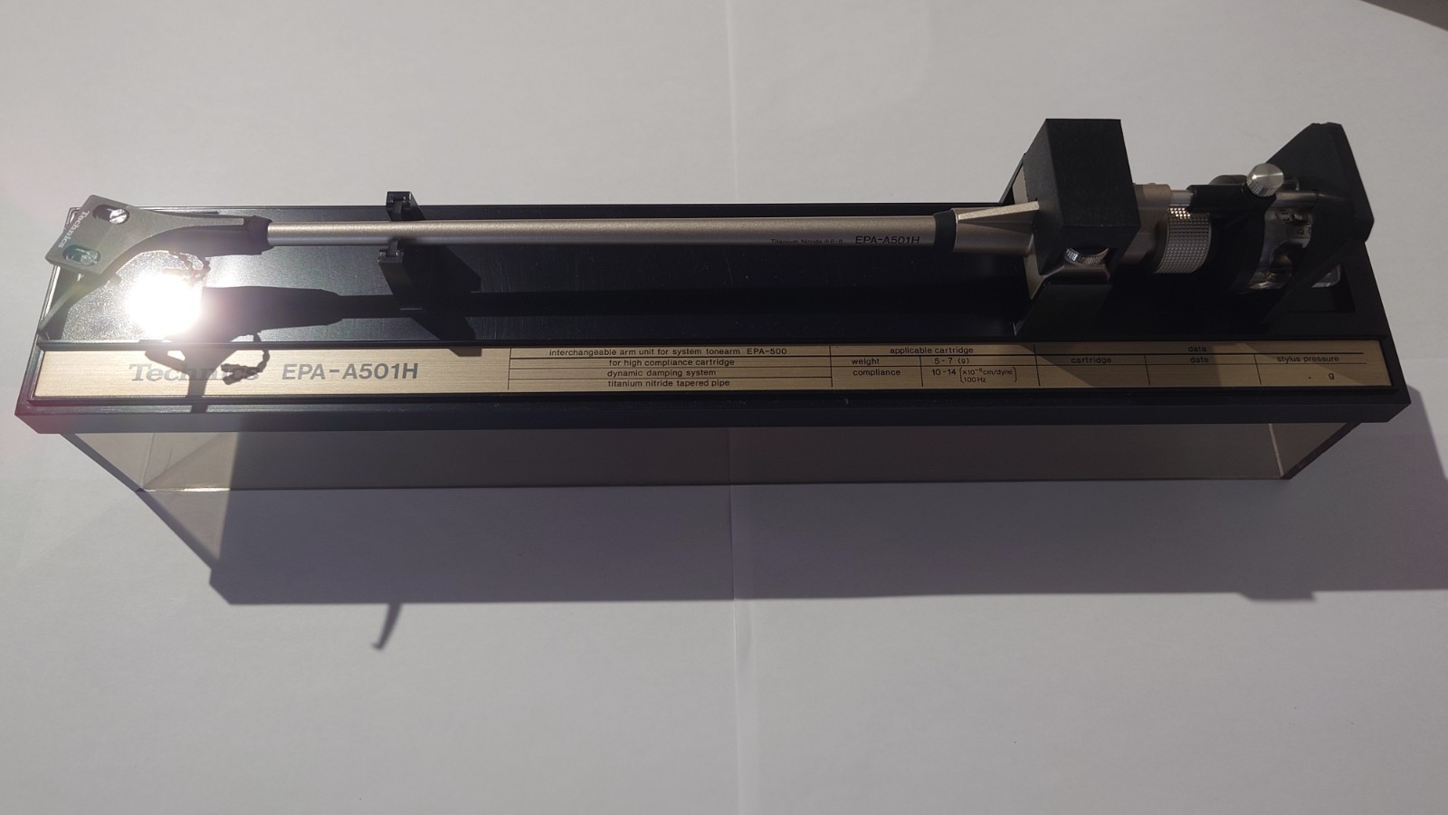 Technics EPA-A501H Titanium Nitride φ 6-8 Replacement Arm W/ original Box