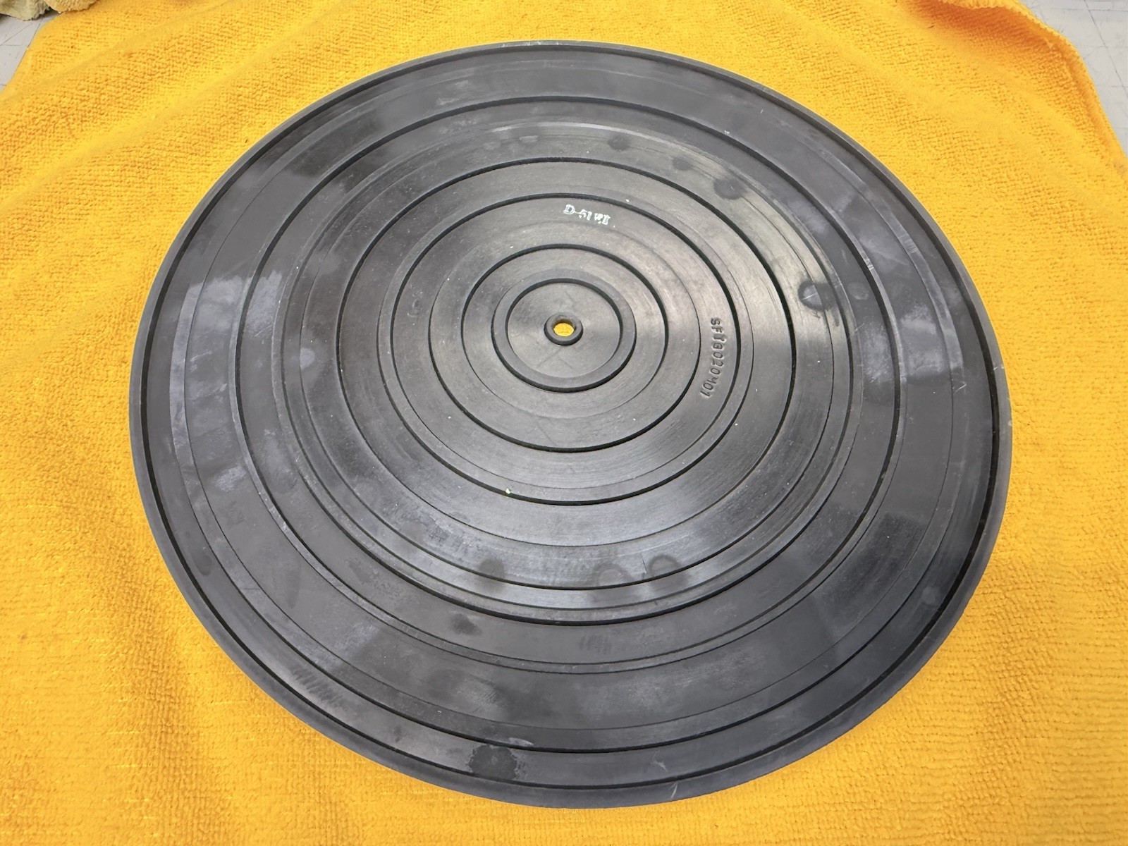 Technics SL-20 Others Turntable 12” RUBBER PLATTER MAT ONLY Good Cond SEE PICS🔥