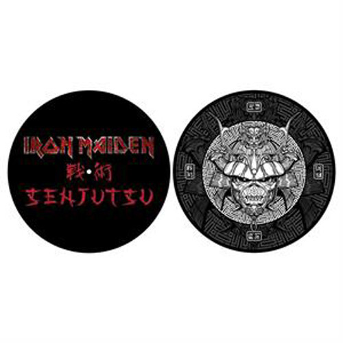 2-Piece Set Licensed Slipmat Iron Maiden Edition Mat For Turntables