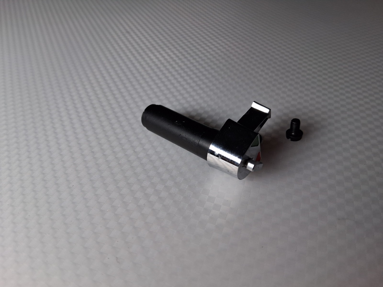 OEM Tone Arm Locking Rest w/ Screw: from/for Elac Miracord 50H Turntable