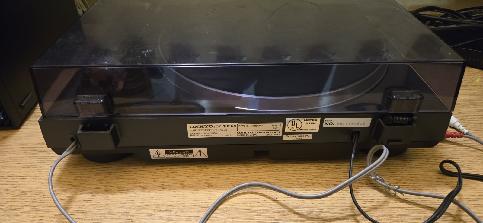 Onkyo CP-1026A turntable tested & working. New Belt. Works.