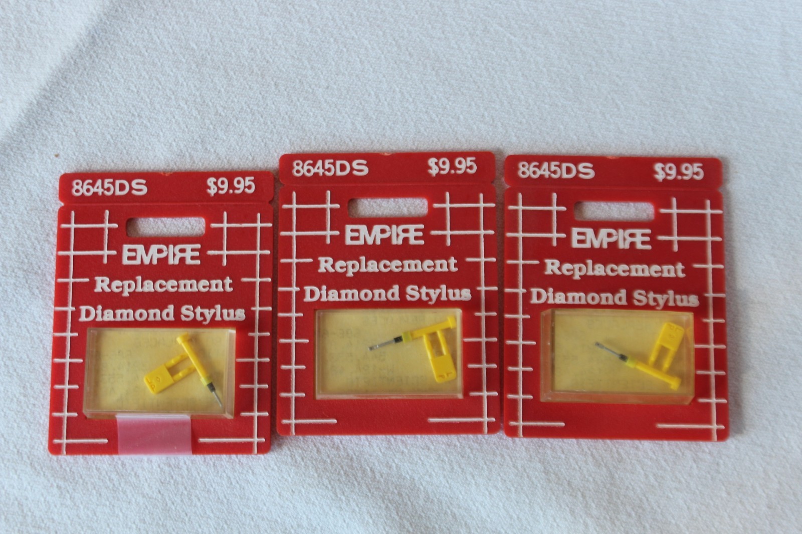 3 LOT NOS Empire Scientific Stylus 9T 16T 18T 916T N-9T 686-688 3214 W-124 544