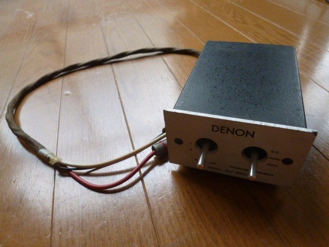 DENON AU-320 MC Step-Up Transformer Cartridge Phono Turntable HiFi Used Japan
