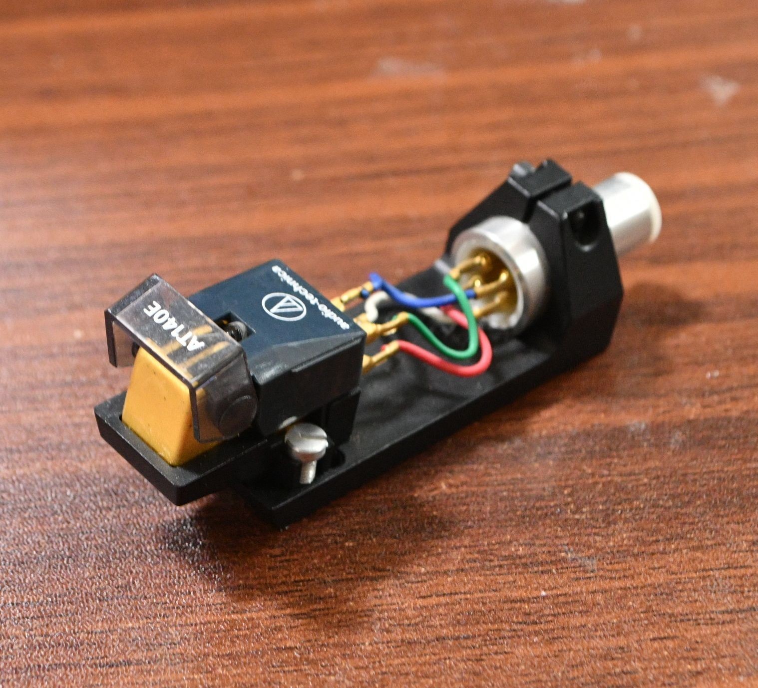Audio Technica AT-140E IM Cartridge with LS-12 Headshell Tested Working