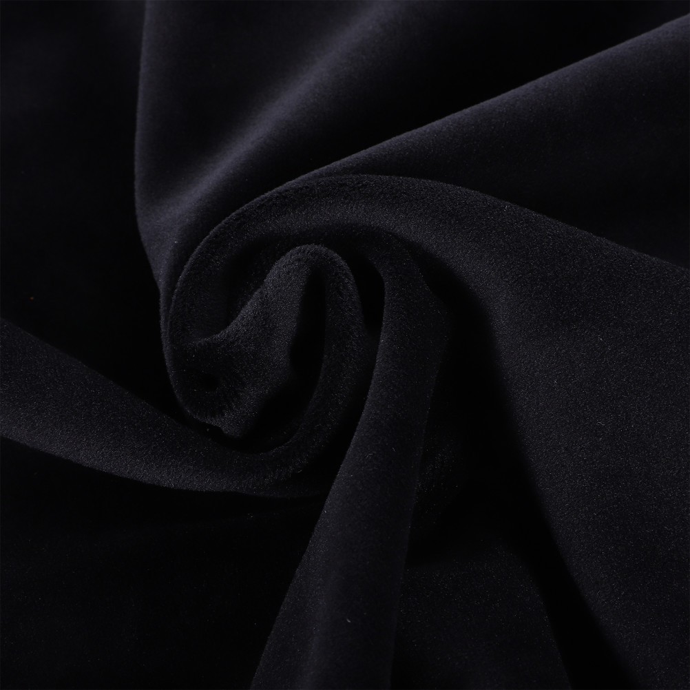 Black Stretch Fabric Turntable Protector Reusable Cover for Home Vinyl Players