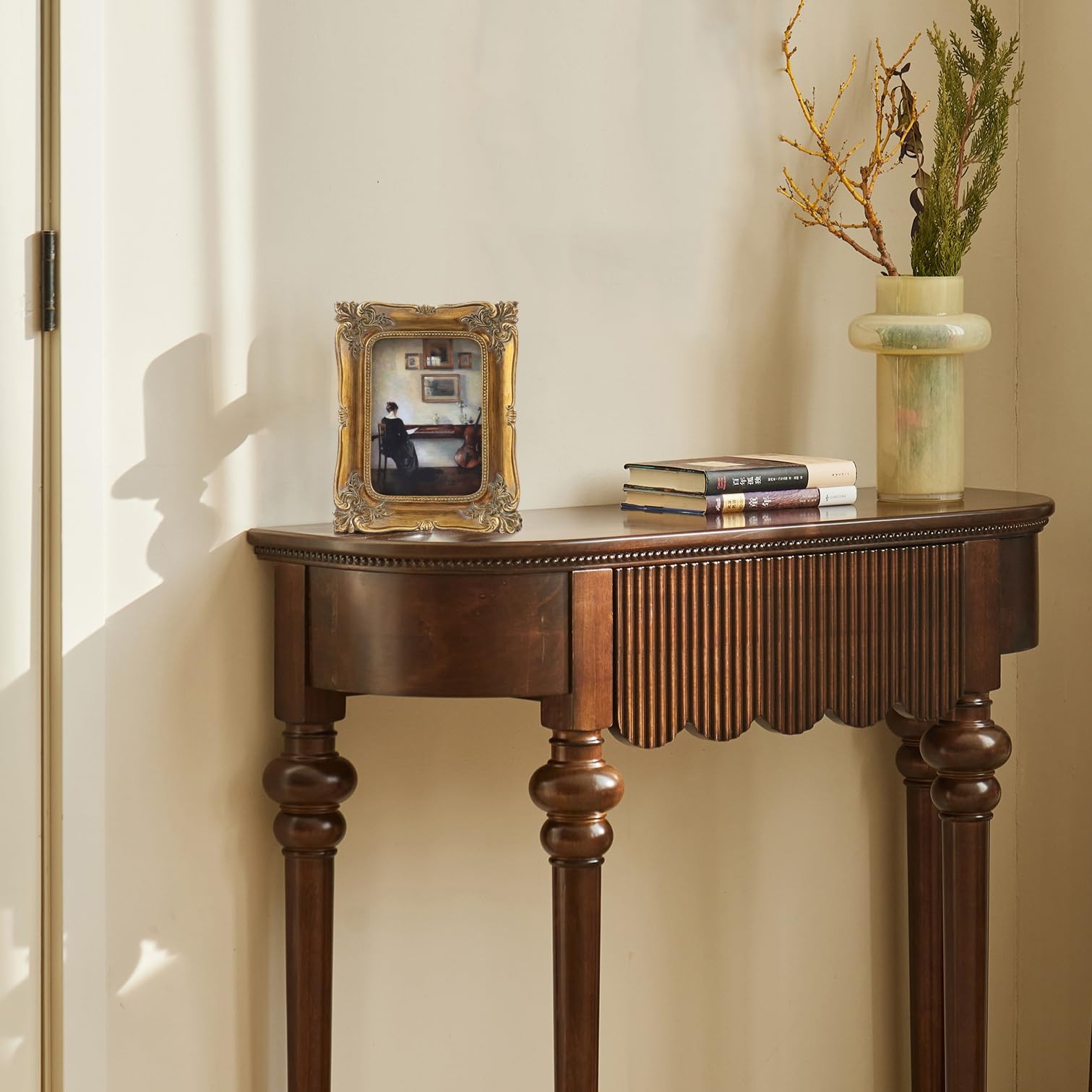SIKOO Vintage picture frames 2.5×3.5 Small 2.5 x 3.5, Bronze Gold