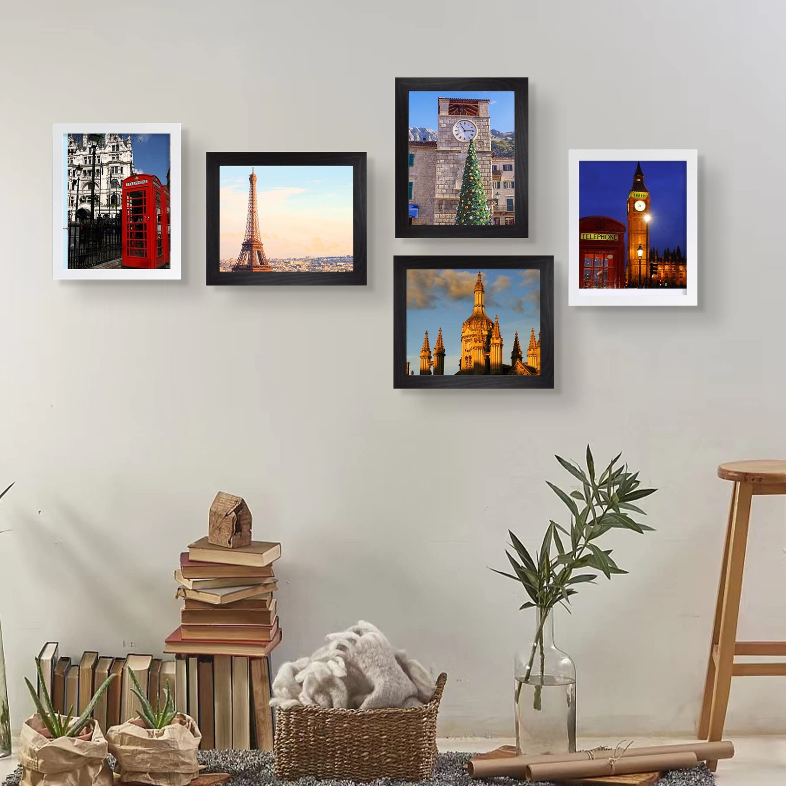 SESEAT Black 8×10 Picture Frame, Photo Frame for Wall Mounting or 8×10,