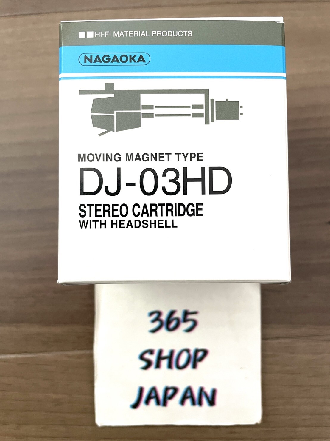 NAGAOKA DJ-03HD MM type NEW stereo cartridge with head shell for Turntable