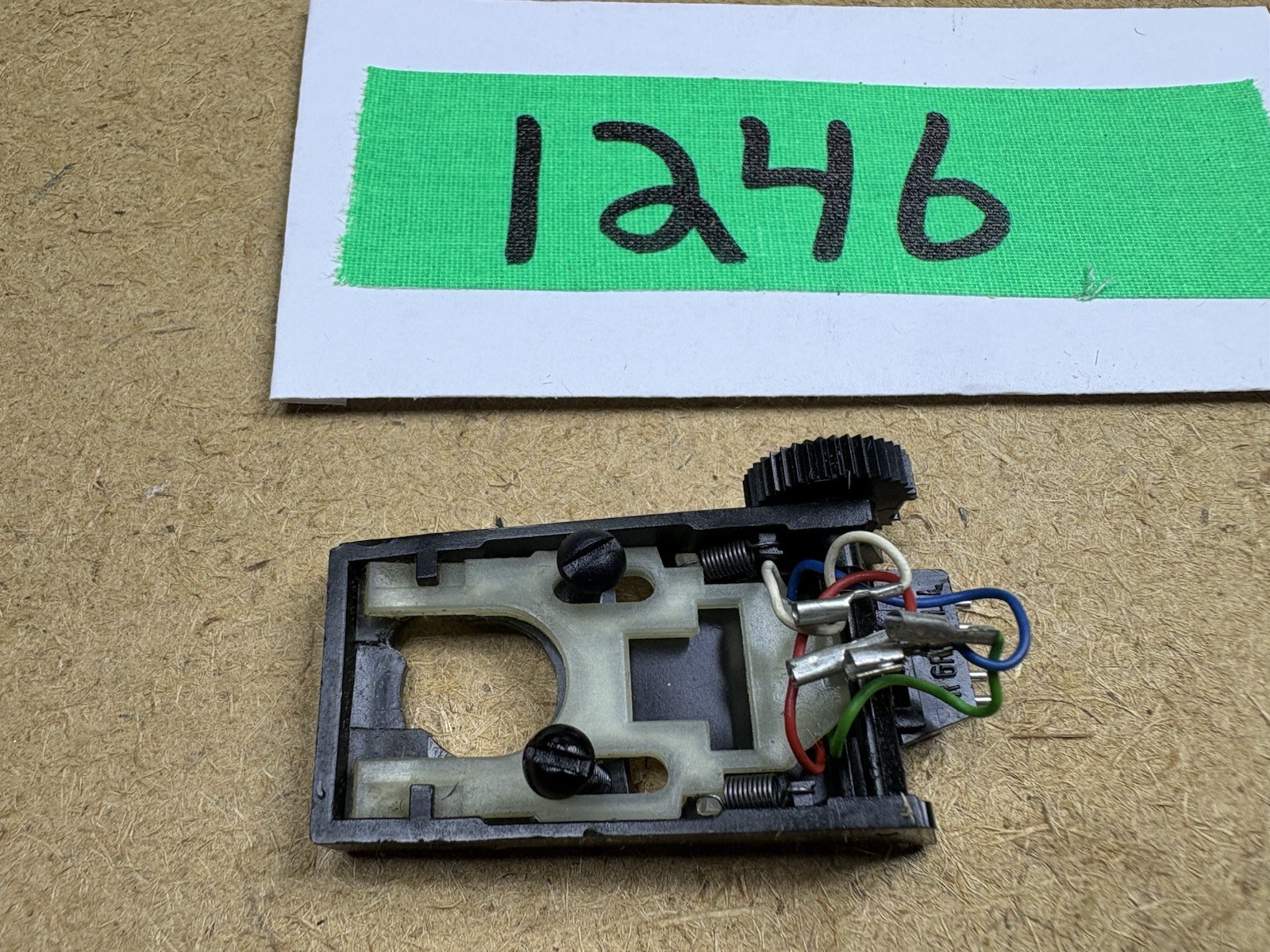 HEADSHELL SLED For Dual 1246 Part (likely to fit 1245, 1249, 1237, 1241, others)