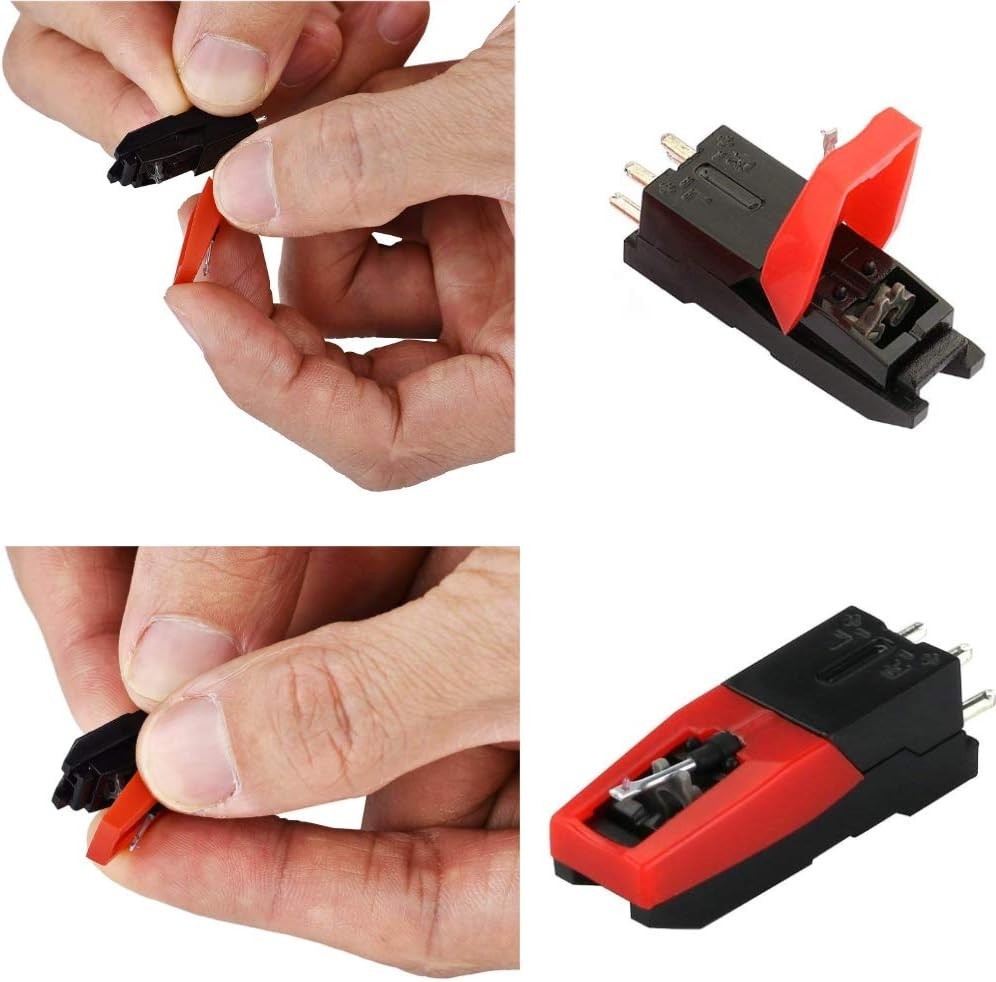 4 Pack Ruby Record Player Needle Turntable Stylus Replacement for ION Jenson Cro