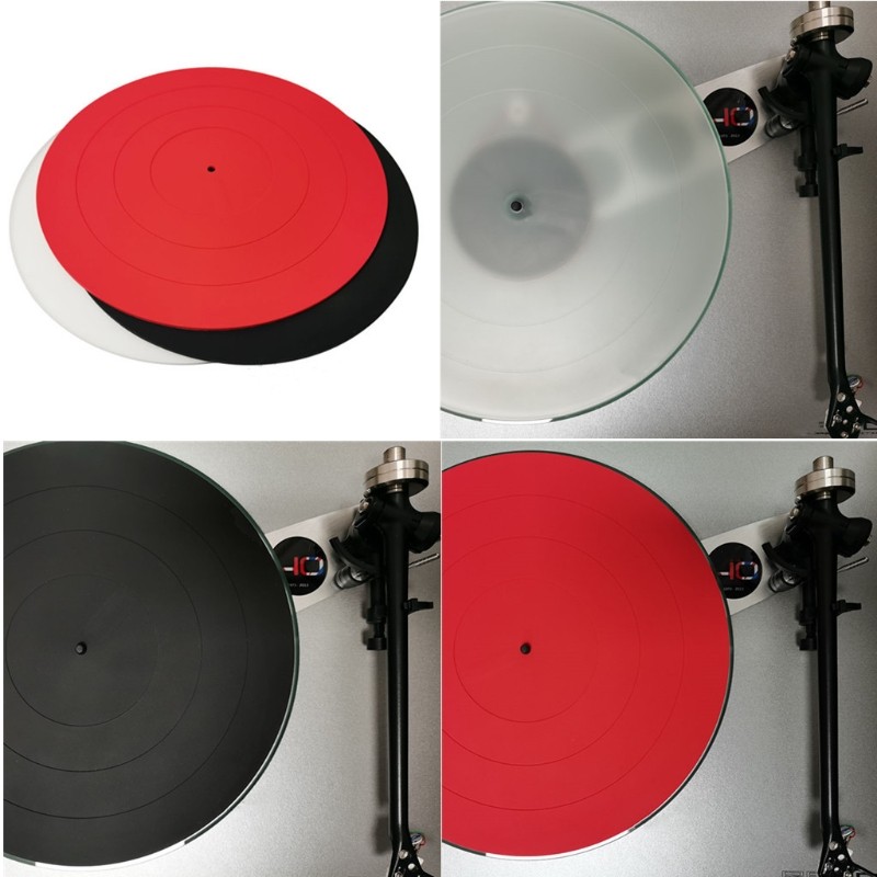 Silicone Pad Rubber for LP Antislip Mat Durable Anti-vibration Phonograph Turnta